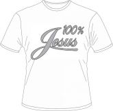100 % Jesus - Cinza