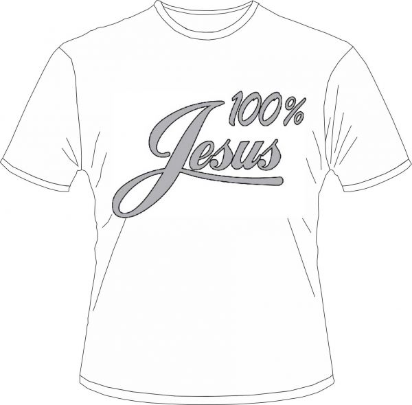 100 % Jesus - Cinza